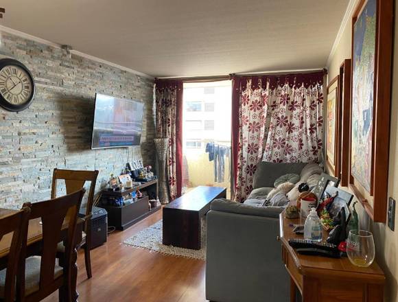 METRO MACUL HERMOSO DEPTO 3 DORM, ESTACION BODEGA en Santiago (Comuna)