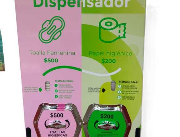Maquina Dispensadora Toallas Higienicas Papel hig en Santiago (Municipio)