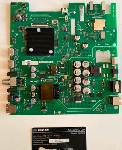 Placa Madre + Fuente Original Smart TV Hisense 43e5610 en Antofagasta (Comuna)