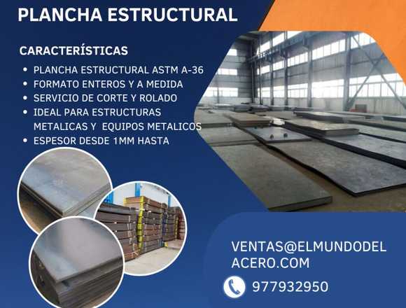 VENTA DE PLANCHA DE ACERO ESTRUCTURAL A TODO LIMA