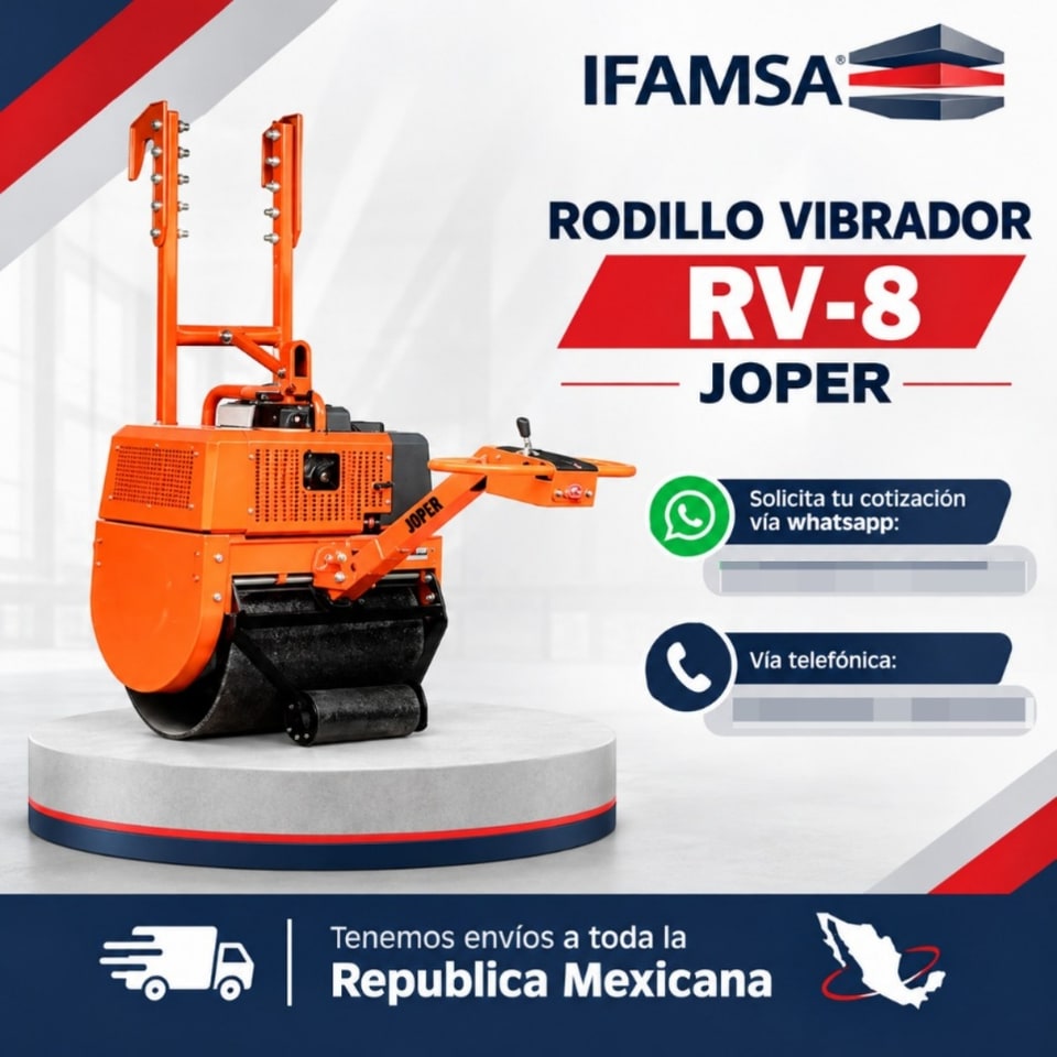 RODILLO VIBRADOR RV-8 JOPER en Puebla (Municipio)