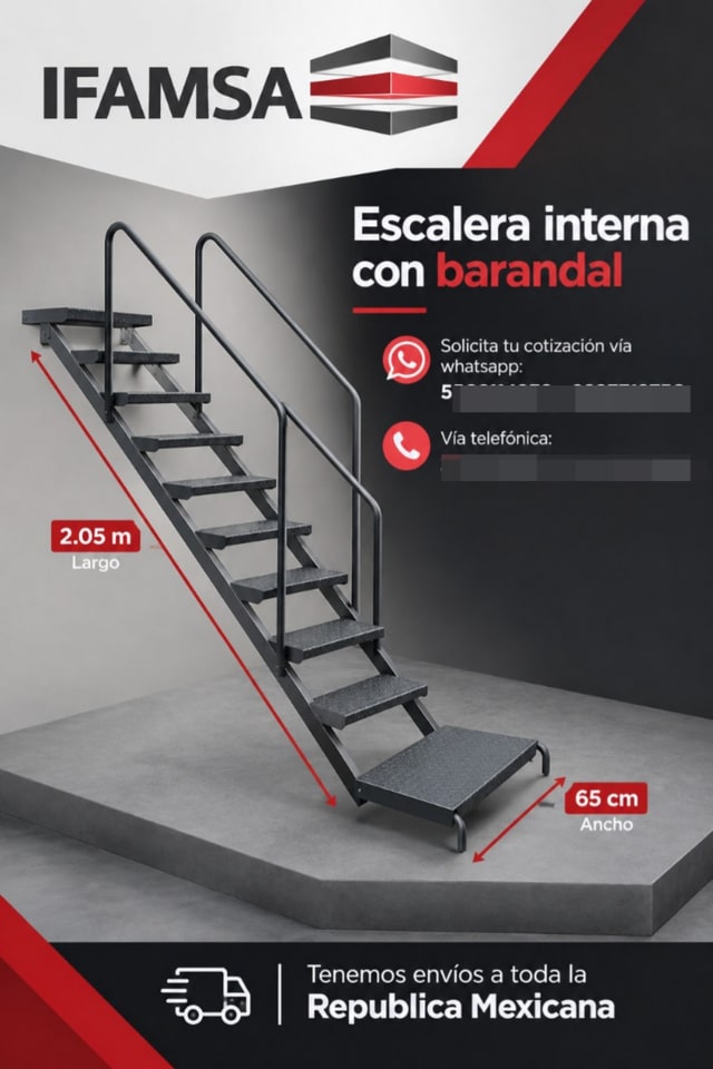 RENTA DE ESCALERA INTERNA PARA ANDAMIO en Puebla (Municipio)