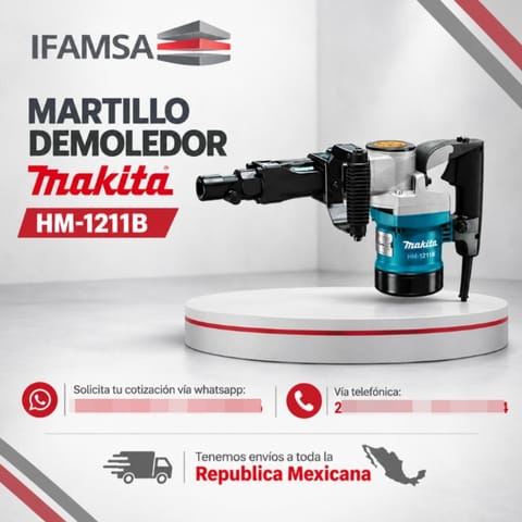 MARTILLO DEMOLEDOR MAKITA HM-1211B