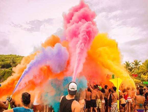 Extintor Polvos Holi Color Normal Fiesta