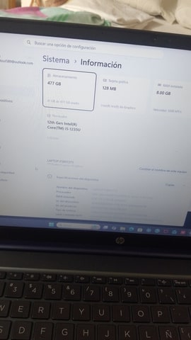Portátil Lenovo HP Dell 8GB RAM 512GB SSD en Santiago de Cali (Municipio)