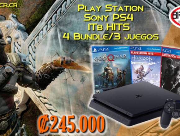 PLAY STATION 4 NUEVO 3 JUEGOS en San José (Cantón)