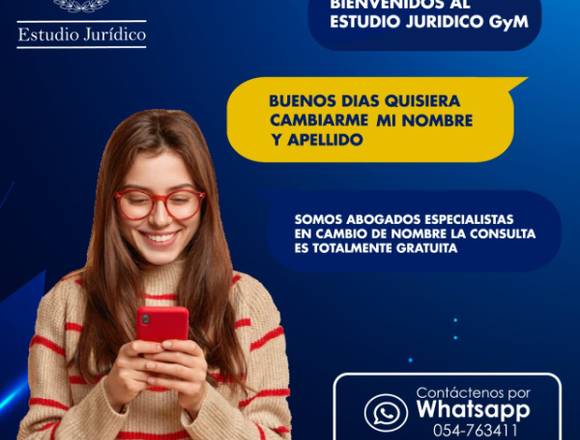 abogados cambio de nombre peru en Arequipa (Distrito)
