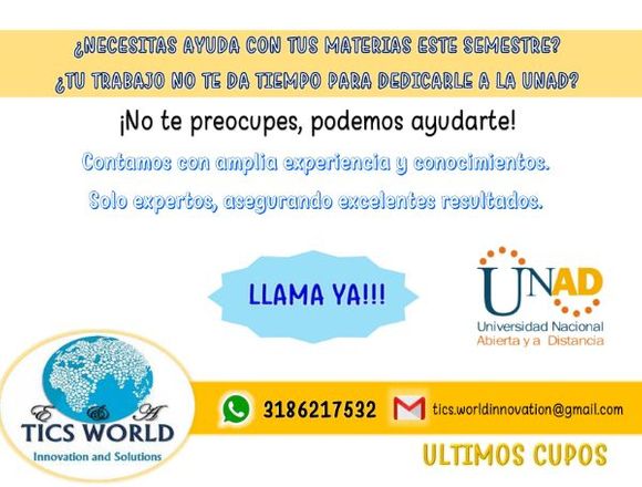 ASESORIAS ACADÉMICAS UNAD en Santander de Quilichao (Municipio)