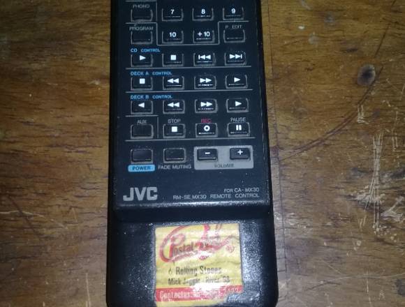 Equipo audio jvc con control remoto