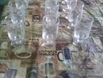 10 copas +plato decorativo o para uso. en Morón (Localidad)