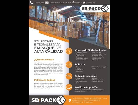 SB PACK soluciones integrales para el empaque