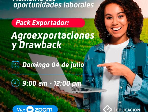 CURSO EXPORTADOR: AGROEXPORTACIONES Y DRAWBACK en Cusco (Distrito)