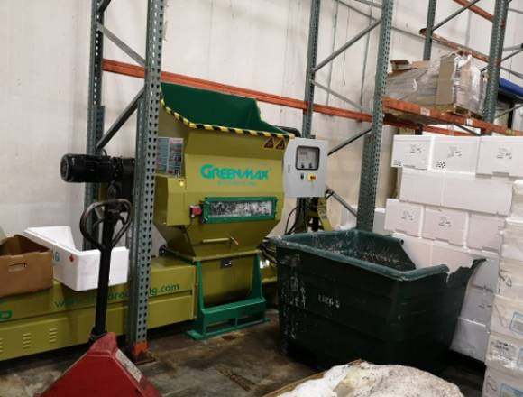 GREENMAX-compactadora de porexpán en Camariñas (Municipio)