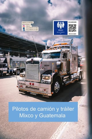 Estamos Creciendo Piloto de reparto ABC camion Trailer Cabezal Gua en Palencia (Municipio)