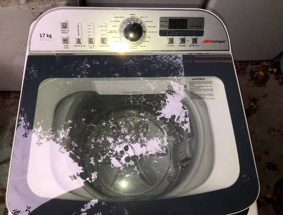 LAVADORA MIRAGE 22KG TINA ACEROINOX NUEVA$4500.00