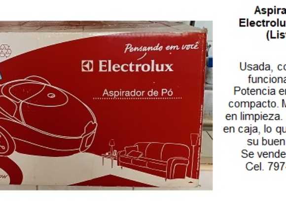 Aspiradora Electrolux 1300w (Listo)
