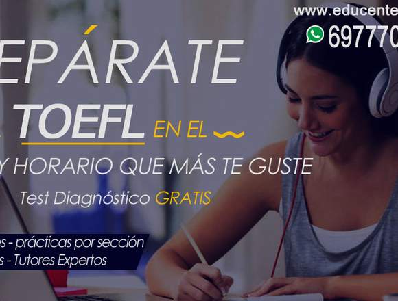Preparación para TOEFL en Santa Cruz (Localidad)