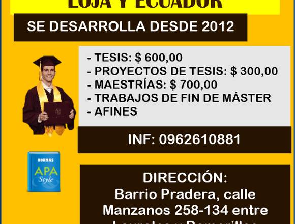 Tesis garantizada en Ecuador en Loja (Cantón)