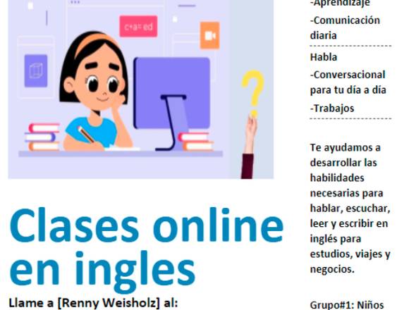 Clases de ingles Online en Panamá (Distrito)