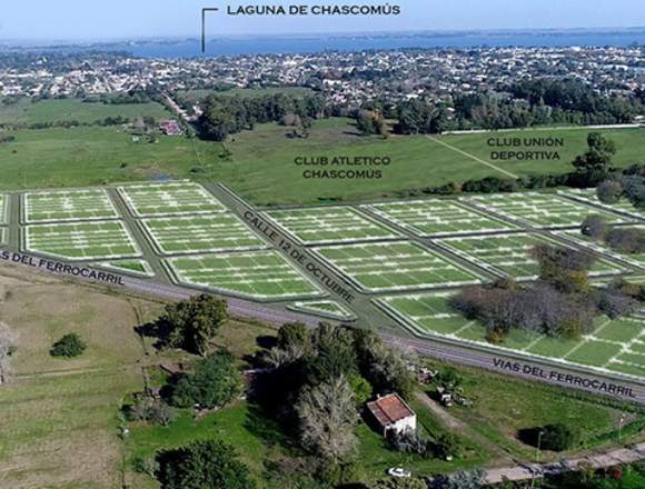 Lote en Chascomús, terreno en cuotas