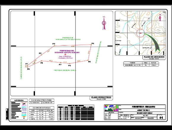 Topografía - Agrimensura en Capira (Distrito)