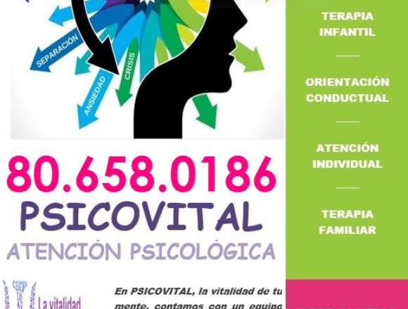 ¿Atención Psicológica? PSICOVITAL en Madrid (Municipio)