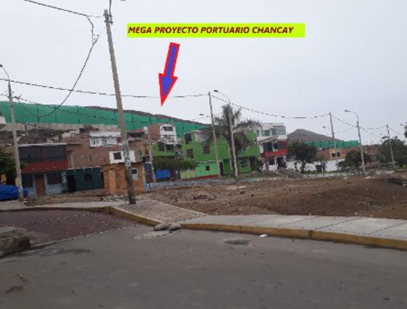 venta de terreno comercial de 7,414.29 m2 en Chancay (Distrito)
