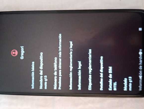 Vendo moto g13 poco uso casi nuevo en Los Olivos (Lima 39) (Distrito)