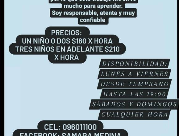 Servicio de niñera en Piriapolis en Piriapolis (Localidad)