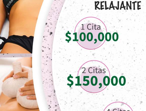 LIMPIEZA FACIAL PROFUNDA O MASAJE RELAJANTE