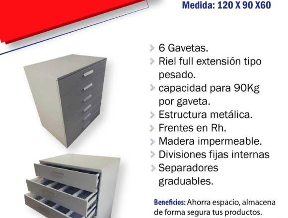cajonera pequeña para líquidos y medicamentos en Barranquilla (Municipio)