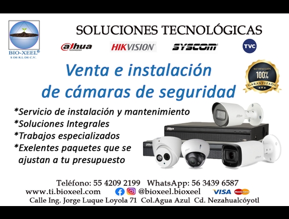 Instalación de cámaras de video vigilancia en Nezahualcóyotl (Municipio)