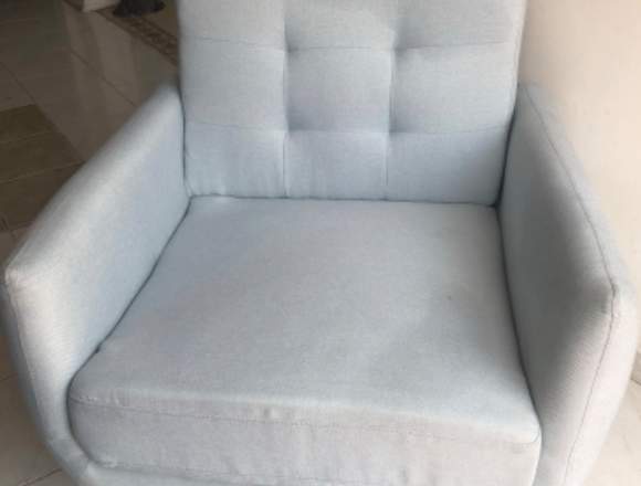 Poltrona azul turquesa TUGO en Caicedonia (Municipio)