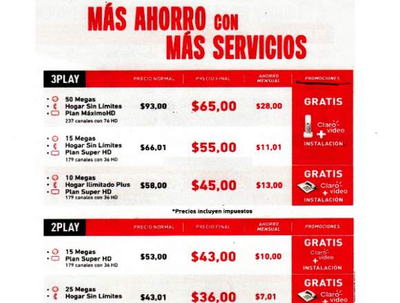 SE OFERTA SERVICIO DE INTERNET, TELEFONÍA Y TV en Empalme (Cantón)