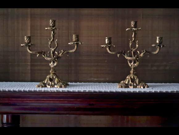 Candelabros de mesa en metal en Madrid (Municipio)