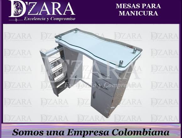 MESA PARA MANICURA CON VIDRIO en Medellín (Municipio)