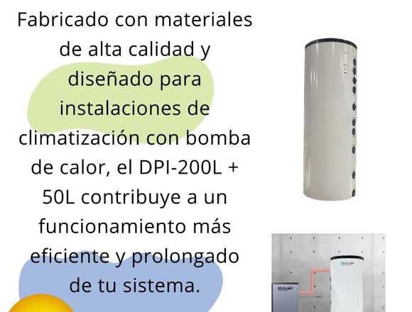 Depósito de Inercia 200L + 50 L en El Cardoso de la Sierra (Municipio)