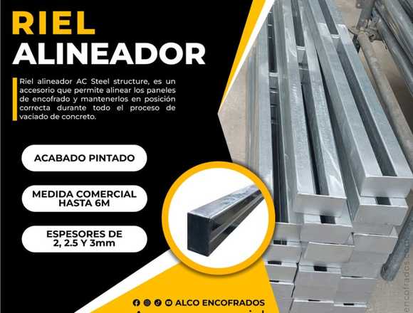 VENTA DE RIEL ALINEADOR, ANDAMIOS Y MÁS