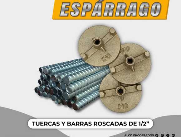 VENTA DE JUEGO DE ESPÁRRAGOS Y TUERCAS DE PLATO en Huancavelica (Distrito)