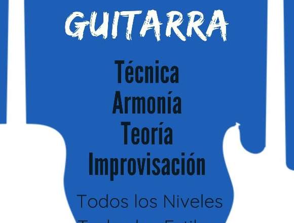 Clases de Guitarra Domicilio/Online en Las Condes (Comuna)
