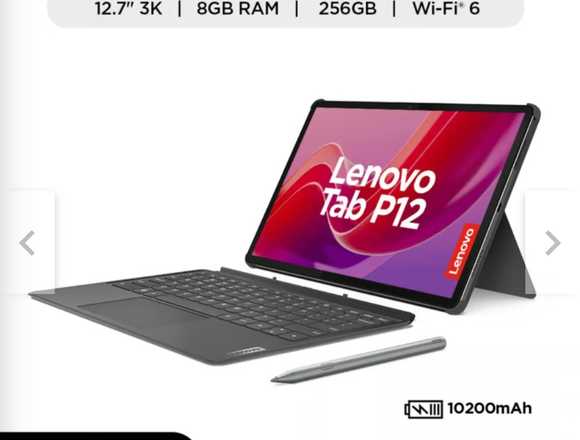 Lenovo tap p12 256gb 8ram en San Jerónimo (Distrito)