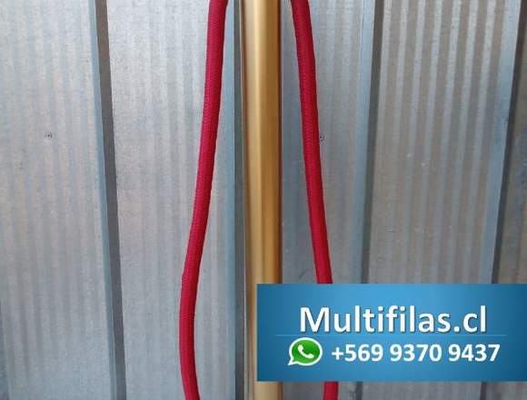 Arriendo, Venta de separadores de fila en Santiago (Comuna)