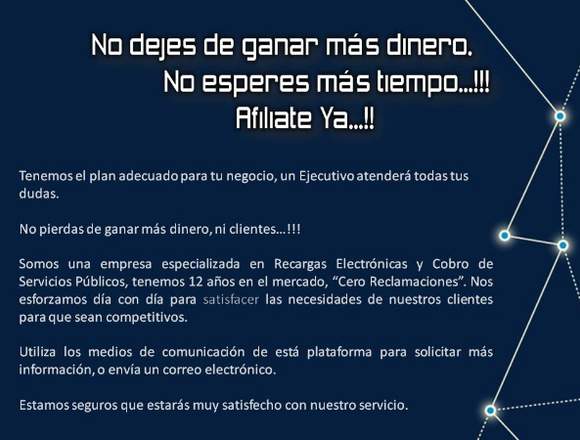 Agrega a tu negocio Recargas Electrónicas en Chihuahua (Municipio)