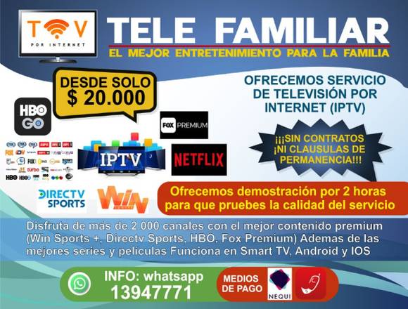 Televisión IP (IPTV) en Bogotá, D.C. (Municipio)