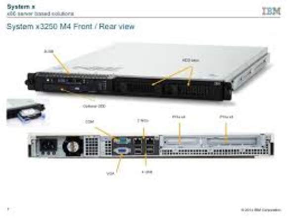 Servidor IBM modelo x3250 M4 en Santiago (Comuna)
