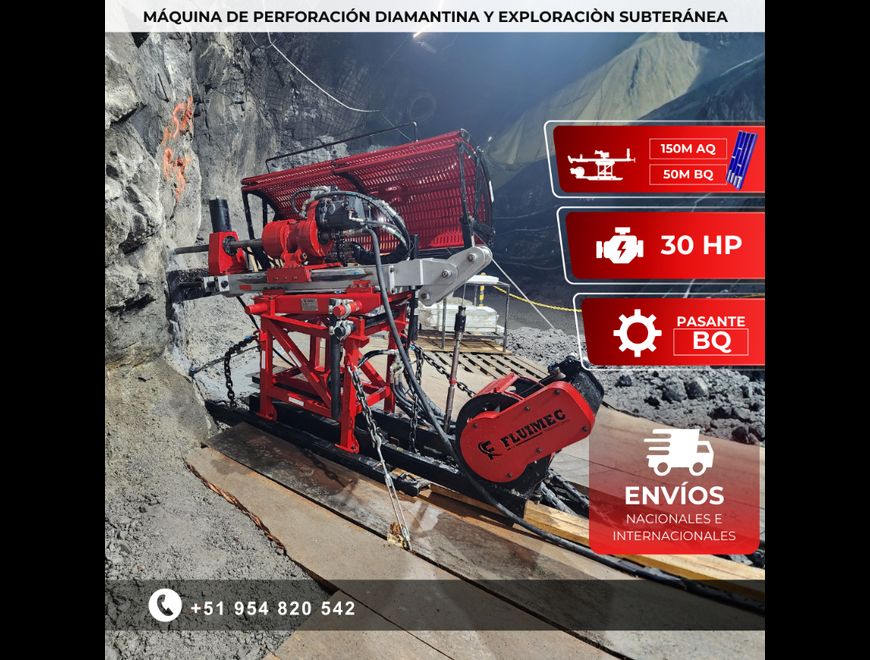 Perforadora | Potencia 30 HP y Abanico 180° en Arequipa (Distrito)