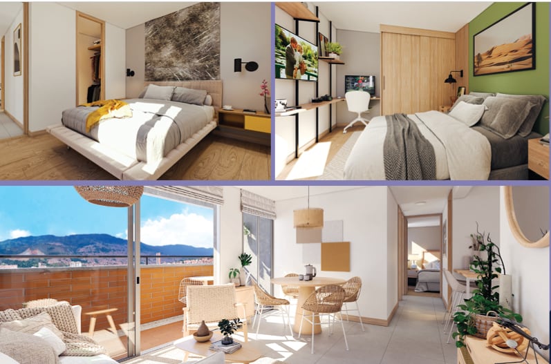 EN VENTA APARTAMENTO EN CABAÑA, BELLO PISO 14 en Bello (Municipio)