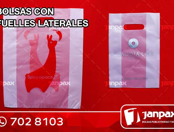 Bolsas Con Pliegues Laterales - JANPAX