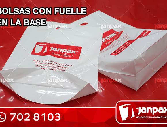 Bolsas Con Fuelle En La Base - JANPAX