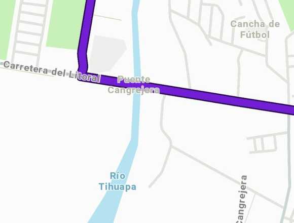 Venta de lote en Cangrejera Km 45 CA-2 La Libertad en La Libertad (Municipio)